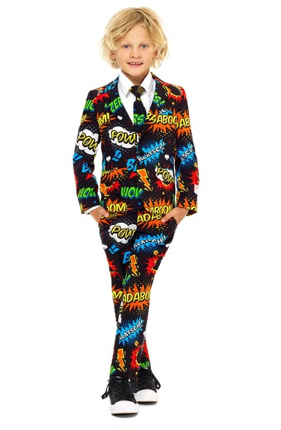 Shop Opposuits Badaboom Two-piece Suit With Tie In Miscellaneous