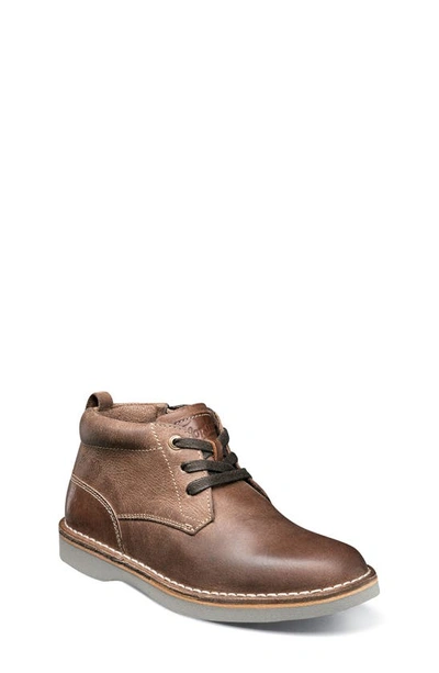 Shop Florsheim Chukka Boot In Brown Crazy Horse Leather