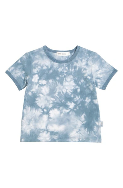 Shop Miles Kids' Candy Sky Tie Dye T-shirt In Blue Grey