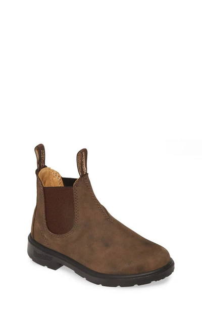 Shop Blundstone Footwear Boy's Blundstone Blunnies Chelsea Boot In Brown Leather