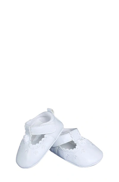 Shop Little Things Mean A Lot Mary Jane Crib Shoe In White