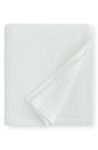 Shop Sferra Corino Blanket In White