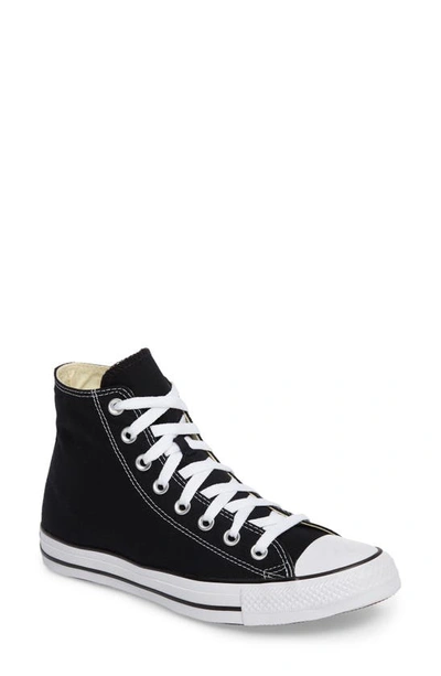 Converse Black Chuck Taylor All Star Platform High-top Sneakers In Black