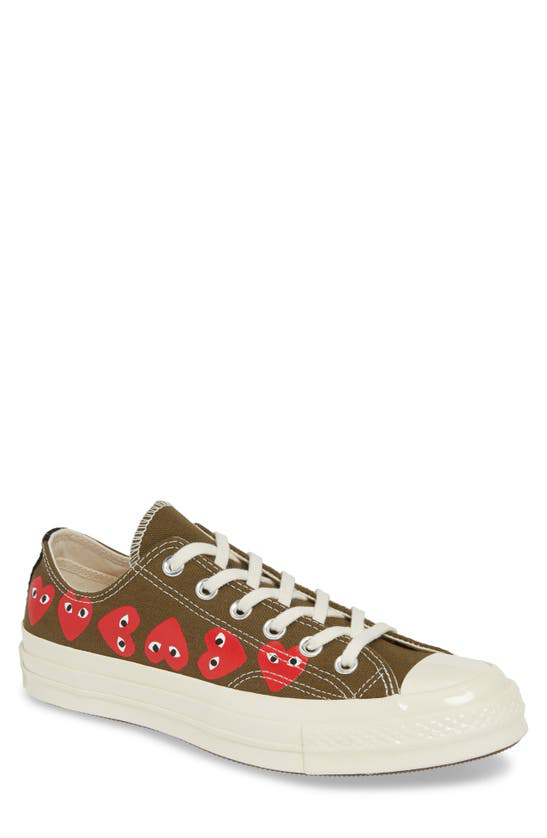 Comme Des Garçons X Converse Low Top In Khaki | ModeSens