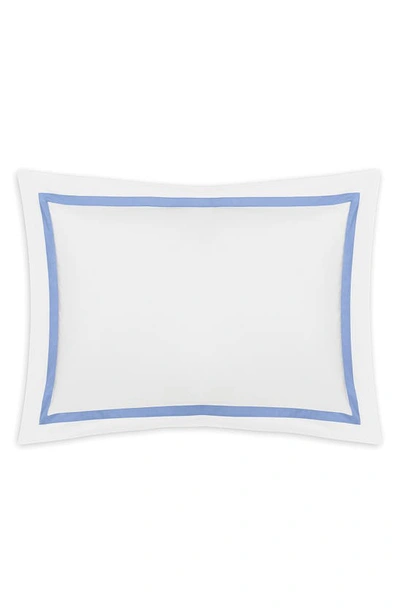 Shop Matouk Lowell Pillow Sham In Azure