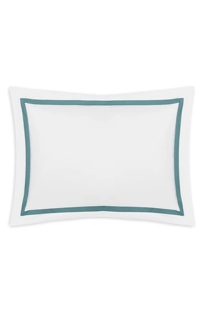 Shop Matouk Lowell Pillow Sham In Deep Jade