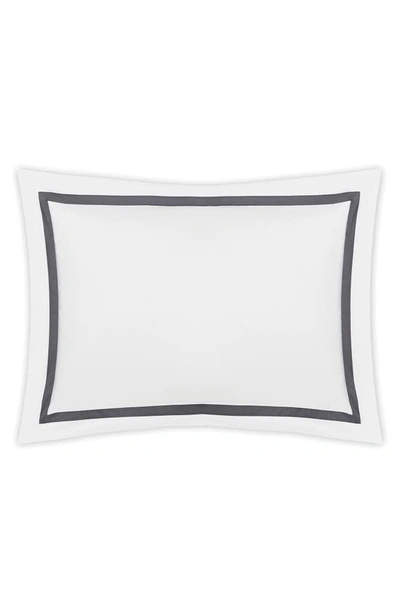 Shop Matouk Lowell Pillow Sham In Charcoal