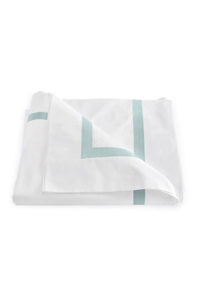 Shop Matouk Lowell Duvet Cover In Pool