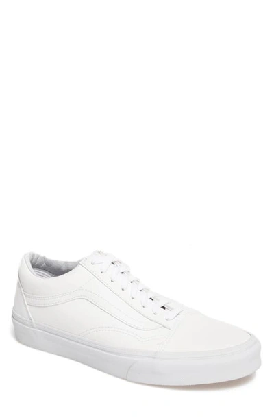 Shop Vans Old Skool Sneaker In True White Tumble Leather