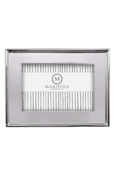 Shop Mariposa Signature Picture Frame In Silver
