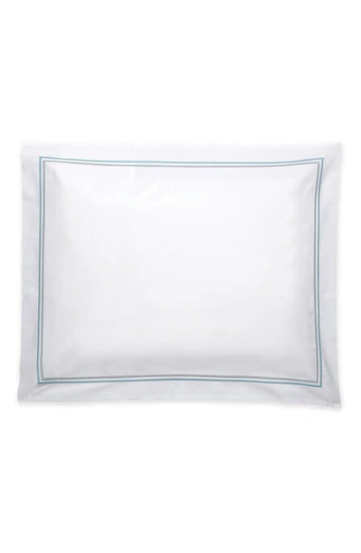 Shop Matouk Essex Cotton Percale Sham In Pool