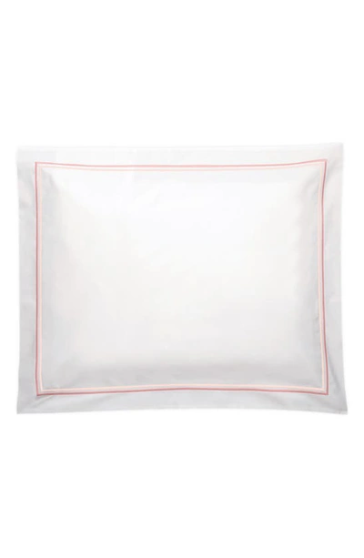 Shop Matouk Essex Cotton Percale Sham In Pink