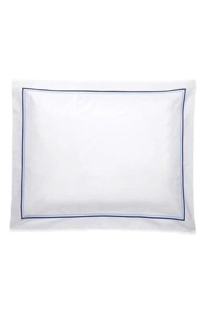 Shop Matouk Essex Cotton Percale Sham In Navy