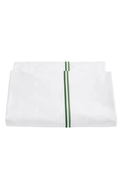 Matouk Essex Duvet Cover In Green