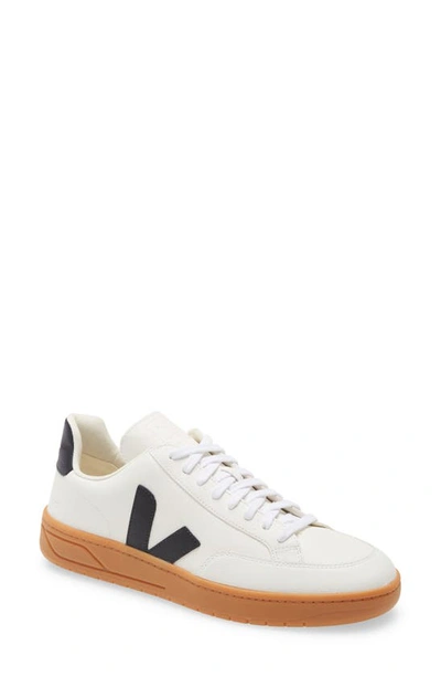 Shop Veja V-12 Low Top Sneaker In Extra White/ Black