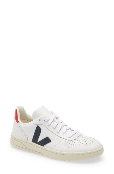Shop Veja V-10 Low Top Sneaker In Extra White