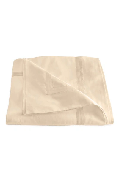 Shop Matouk Nocturne Duvet Cover In Khaki