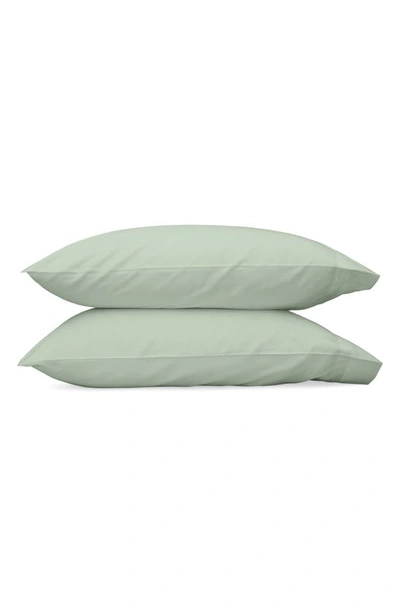 Shop Matouk Nocturne 600 Thread Count Set Of 2 Pillowcases In Opal