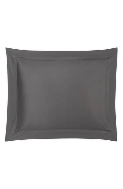 Shop Matouk Nocturne Pillow Sham In Charcoal