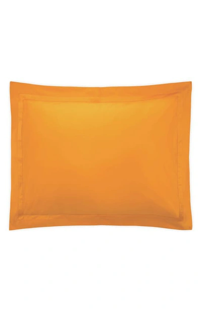 Matouk Nocturne Standard Sham In Tangerine