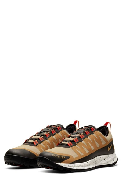 Shop Nike Acg Air Nasu Hiking Shoe In Khaki/ Golden Beige