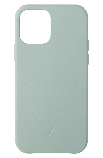 Shop Native Union Clic Iphone 12/12 Pro, 12 Pro Max & 12 Mini Case In Sage