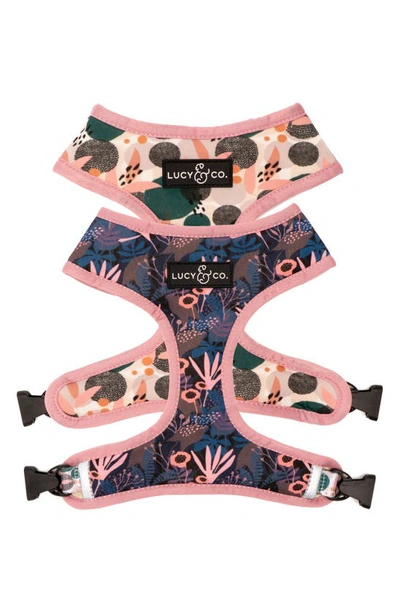 Shop Lucy And Co Lucy & Co. Enchanted Forest Reversible Harness In Blush
