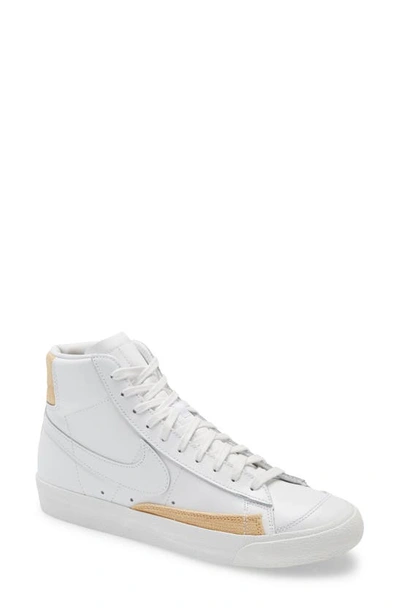 Shop Nike Blazer Mid '77 Vintage Sneaker In White/ White/ White