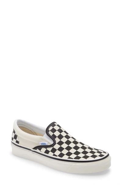 Shop Vans Classic 98 Dx Slip-on Sneaker In Checkerboard/ Black/ White
