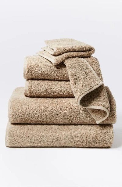 Shop Coyuchi Cloud Loom(tm) Organic Cotton Towel In Taupe