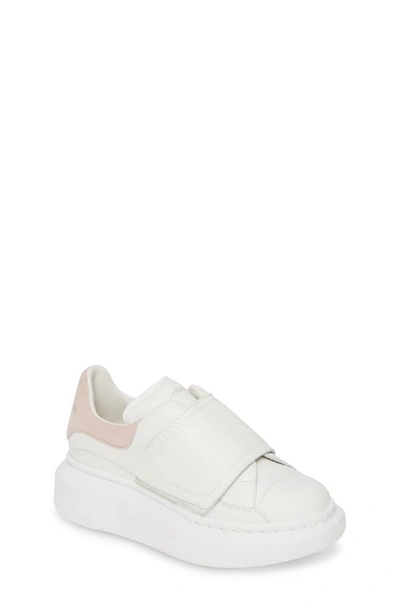 Shop Alexander Mcqueen Kids' Oversized Platform Sneaker In White/ Patchouli