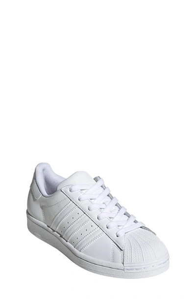 Shop Adidas Originals Superstar Sneaker In White/ White
