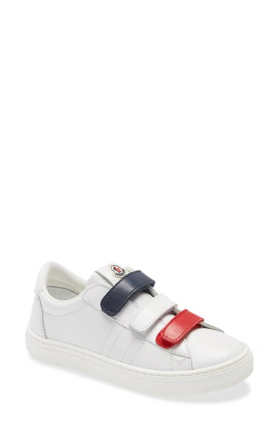 Shop Moncler Petite Mikus Sneaker In 2 White