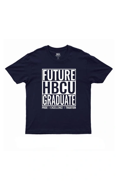 Shop Hbcu Pride & Joy Future Hbcu Graduate Graphic Tee In Navy
