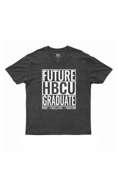 Shop Hbcu Pride & Joy Future Hbcu Graduate Graphic Tee In Dark Heather Gray