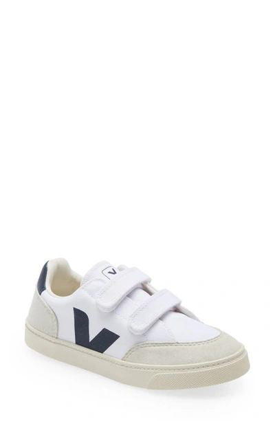 Shop Veja V-10 Sneaker In White Nautico Natural