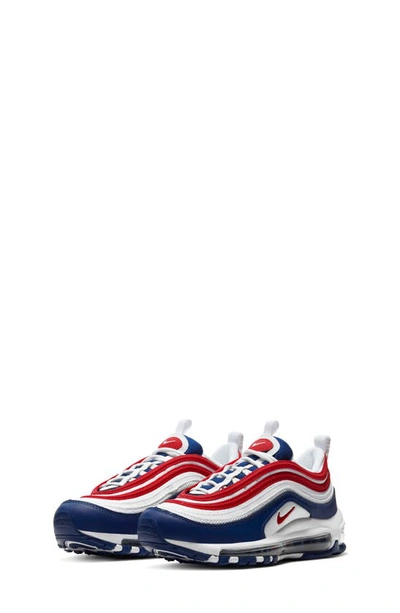 Shop Nike Air Max 97 Sneaker In White/ Royal-university Red
