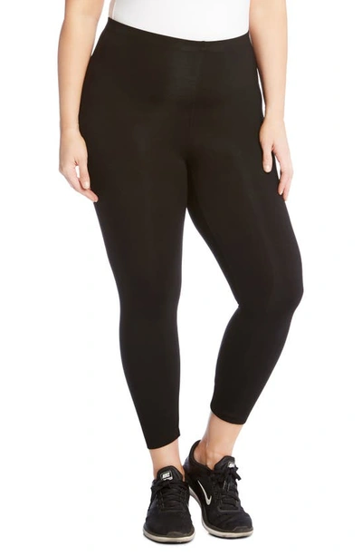 Shop Karen Kane Crop Leggings In Black