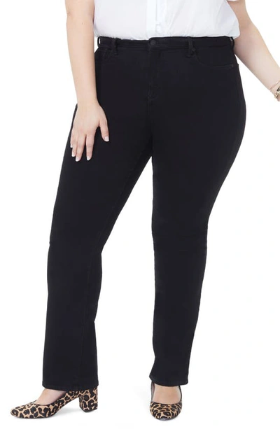 Shop Nydj Barbara High Rise Bootcut Jeans In Black