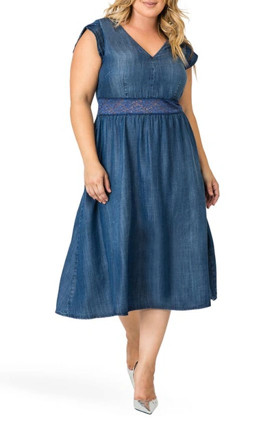 Shop Standards & Practices Rosaleen A-line Dress In Navy