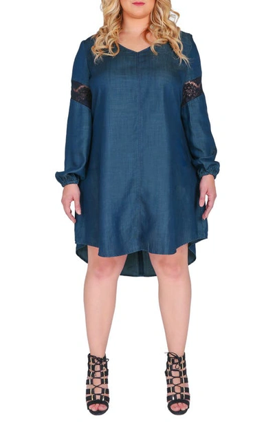 Shop Standards & Practices Shelby Shift Dress In Blue