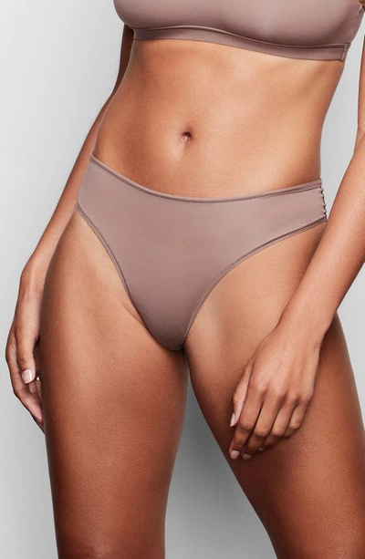 Shop Skims Fits Everybody Cheeky Brief In Umber