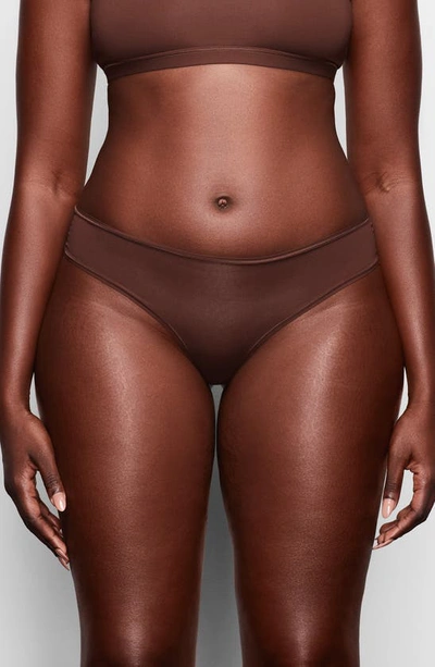 Shop Skims Fits Everybody Thong In Cocoa