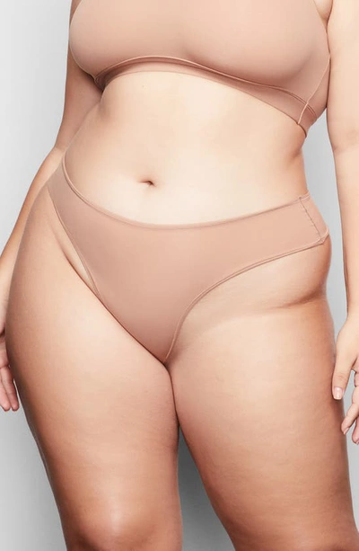 Shop Skims Fits Everybody Thong In Sienna