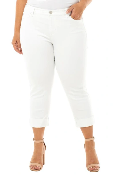 Shop Liverpool Charlie Crop Jeans In Bright White