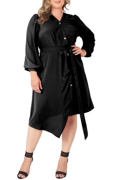 STANDARDS & PRACTICES STANDARDS & PRACTICES ASYMMETRICAL LONG SLEEVE SHIRTDRESS FD9801506P