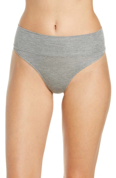 Shop Skims Sleep Briefs In Heather Gray