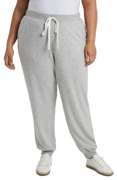 Shop Vince Camuto Cozy Joggers In Silver Heather