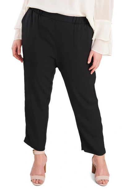Shop Vince Camuto Luxe Pull-on Pants In Rich Black