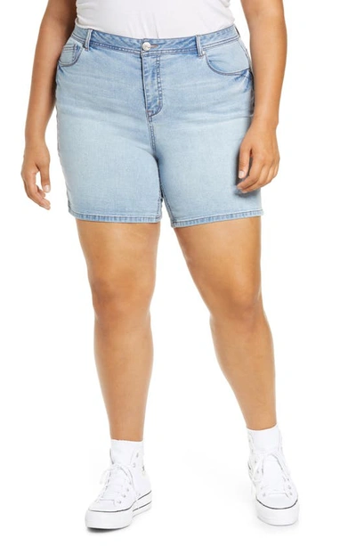 Shop 1822 Denim High Waist Denim Shorts In Christopher